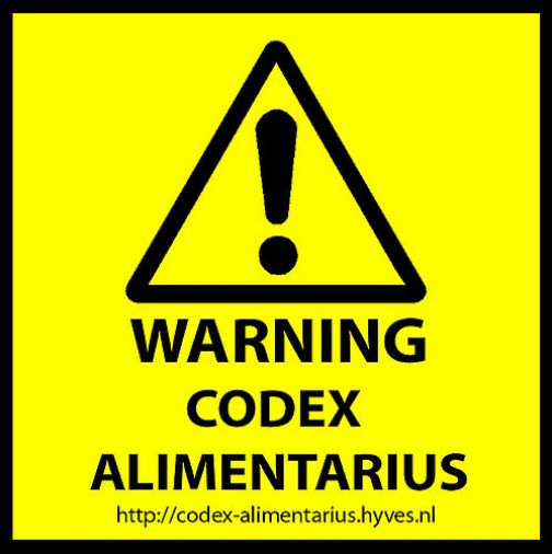 Warning Codex Alimentarius