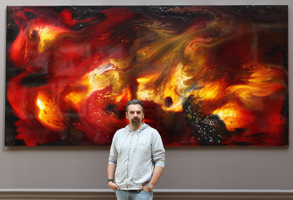 keith tyson and his painting