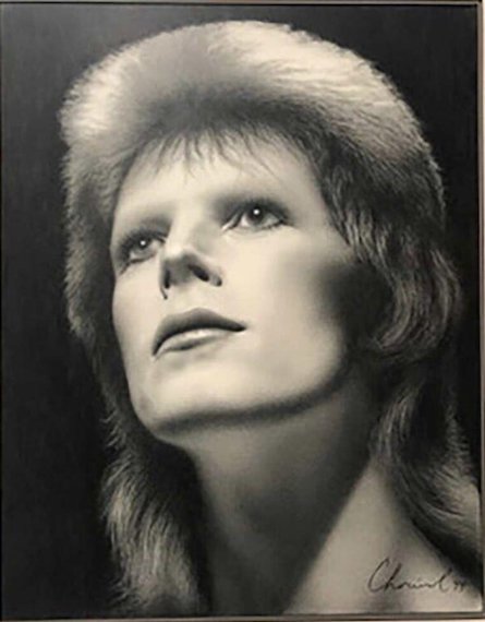 fan portrait inavid Bowie Centre